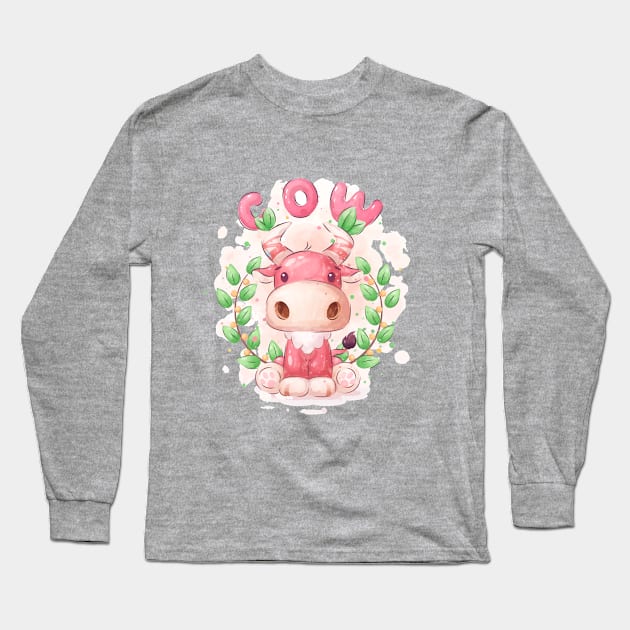 Sweet Baby Cow Long Sleeve T-Shirt by KOTOdesign